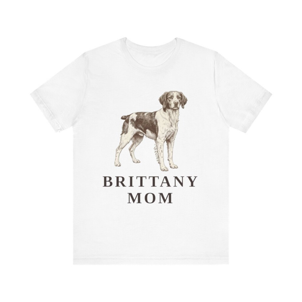 Brittany Mom Shirt, Vintage Dog Sketch Tee, Dog Mom Gift Brittany Mom Shirt, Vintage Dog Sketch Tee, Dog Mom Gift