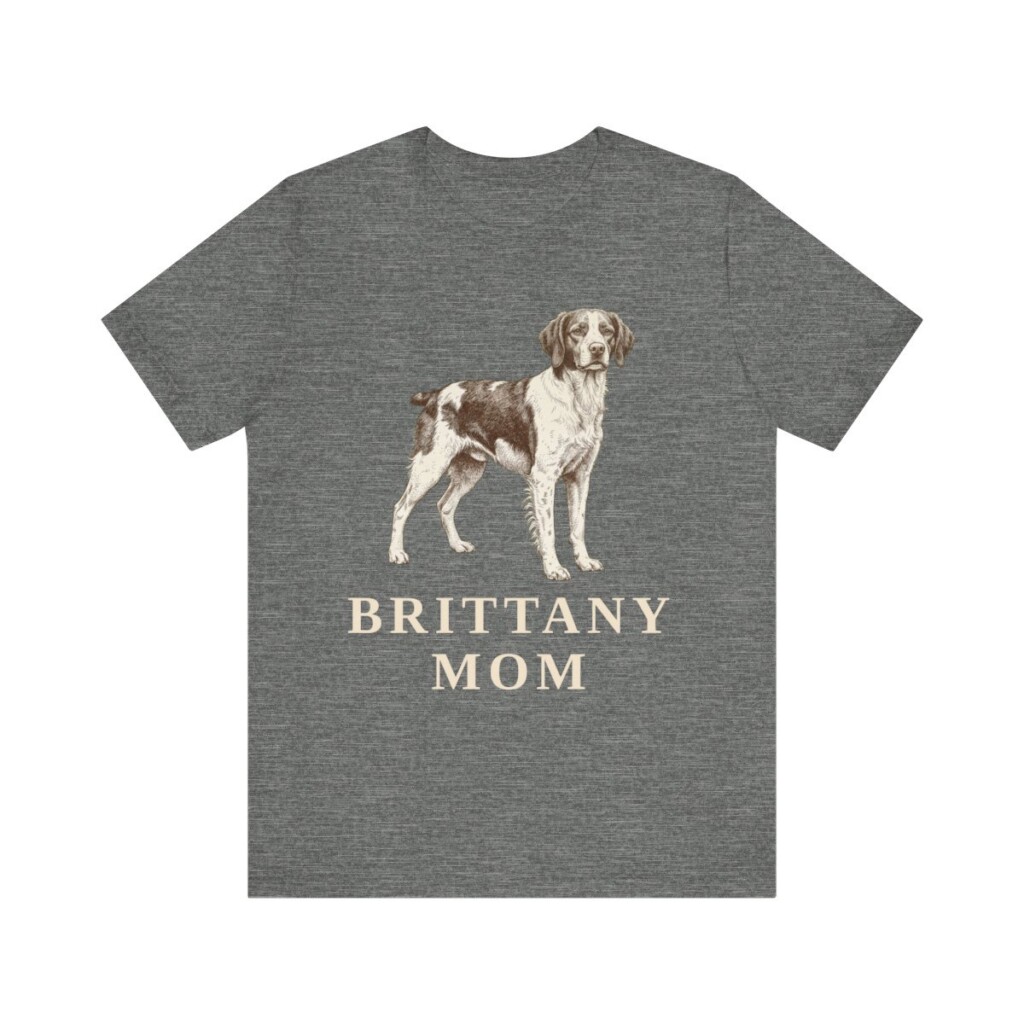 Brittany Mom Shirt, Vintage Dog Sketch Tee, Dog Mom Gift Brittany Mom Shirt, Vintage Dog Sketch Tee, Dog Mom Gift