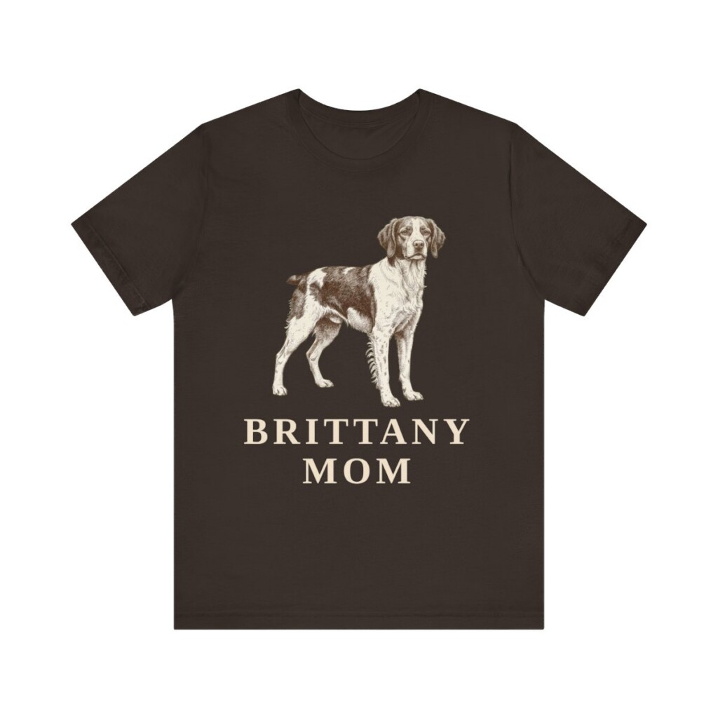 Brittany Mom Shirt, Vintage Dog Sketch Tee, Dog Mom Gift Brittany Mom Shirt, Vintage Dog Sketch Tee, Dog Mom Gift