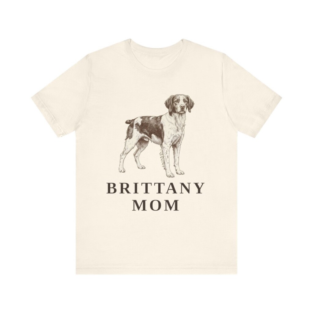 Brittany Mom Shirt, Vintage Dog Sketch Tee, Dog Mom Gift Brittany Mom Shirt, Vintage Dog Sketch Tee, Dog Mom Gift