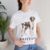 Brittany Lover Shirt, Vintage Dog Sketch Tee, Dog Lover Gift
