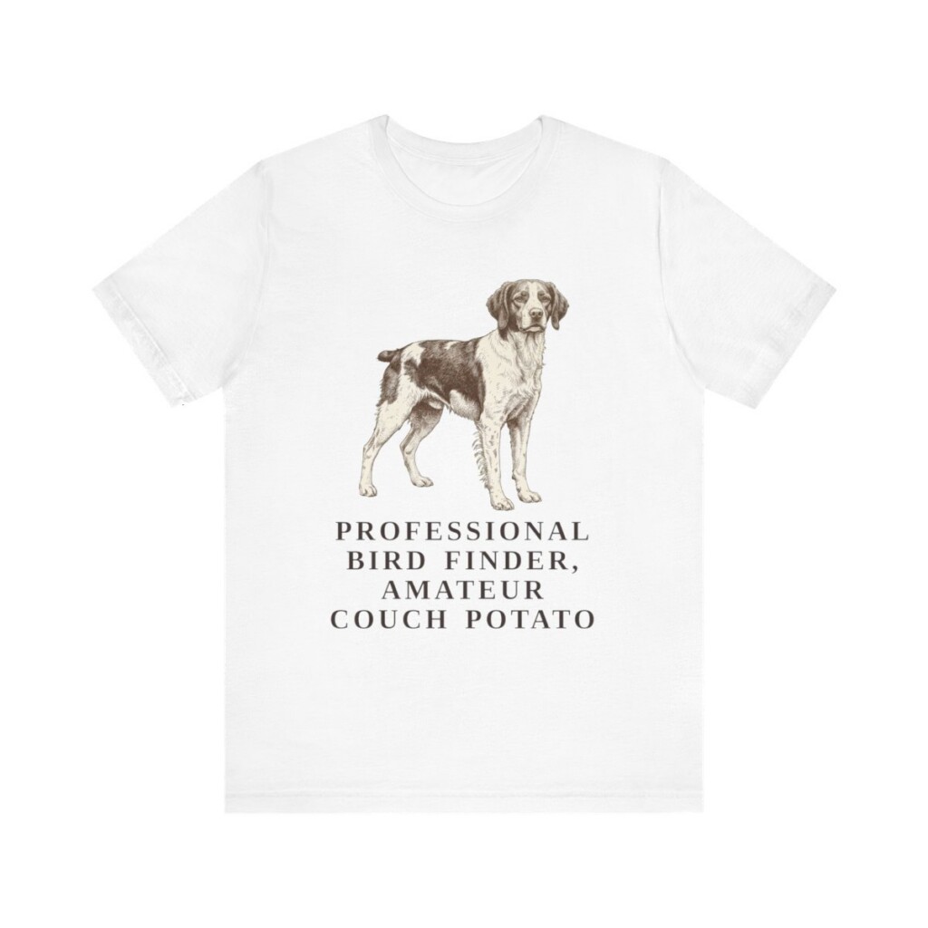Brittany Humor Shirt, Vintage Dog Sketch Tee, Dog Humor Gift