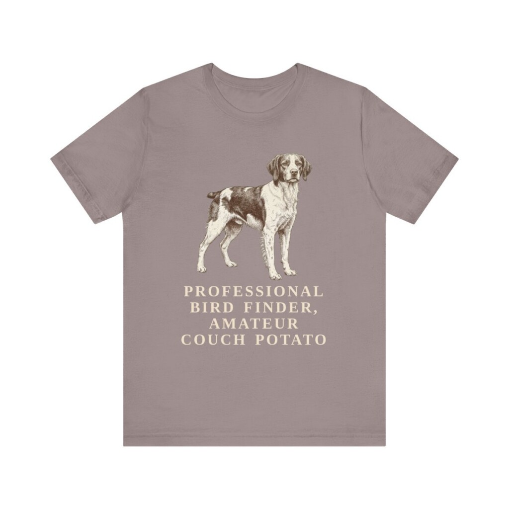 Brittany Humor Shirt, Vintage Dog Sketch Tee, Dog Humor Gift