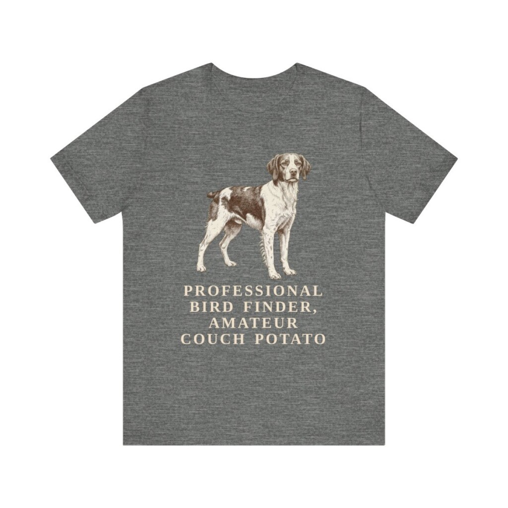 Brittany Humor Shirt, Vintage Dog Sketch Tee, Dog Humor Gift