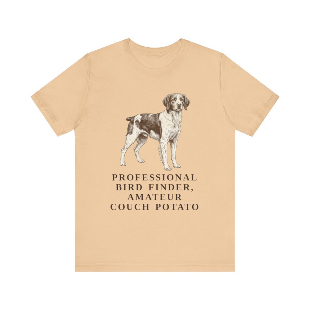 Brittany Humor Shirt, Vintage Dog Sketch Tee, Dog Humor Gift