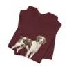 Brittany Humor Shirt, Vintage Dog Sketch Tee, Dog Humor Gift