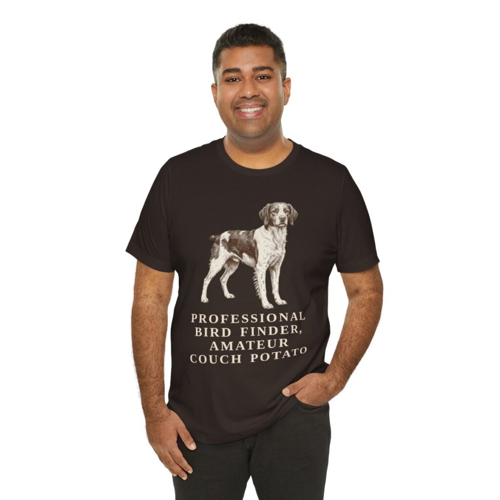 Brittany Humor Shirt, Vintage Dog Sketch Tee, Dog Humor Gift