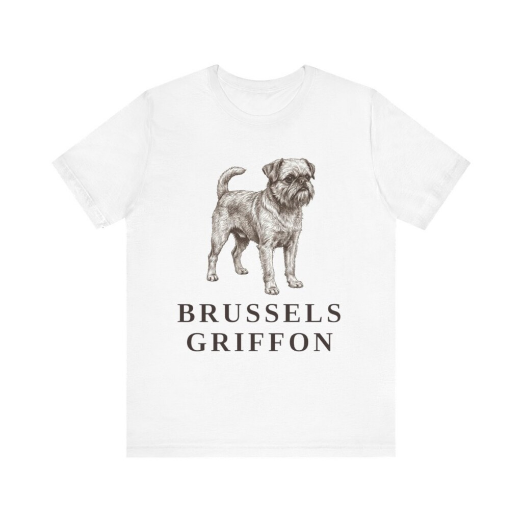Brussels Griffon Lover Shirt, Vintage Dog Sketch Tee, Dog Lover Gift