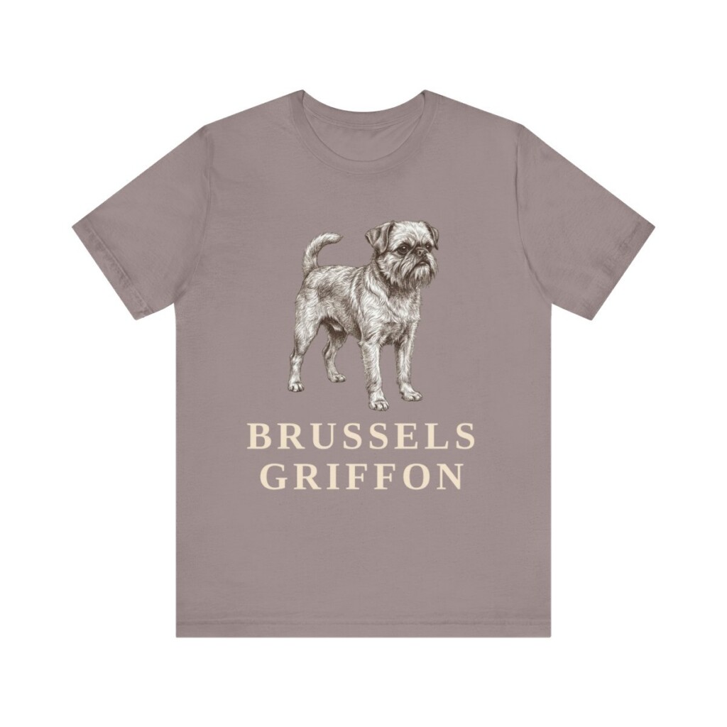 Brussels Griffon Lover Shirt, Vintage Dog Sketch Tee, Dog Lover Gift
