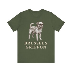 Brussels Griffon Lover Shirt, Vintage Dog Sketch Tee, Dog Lover Gift