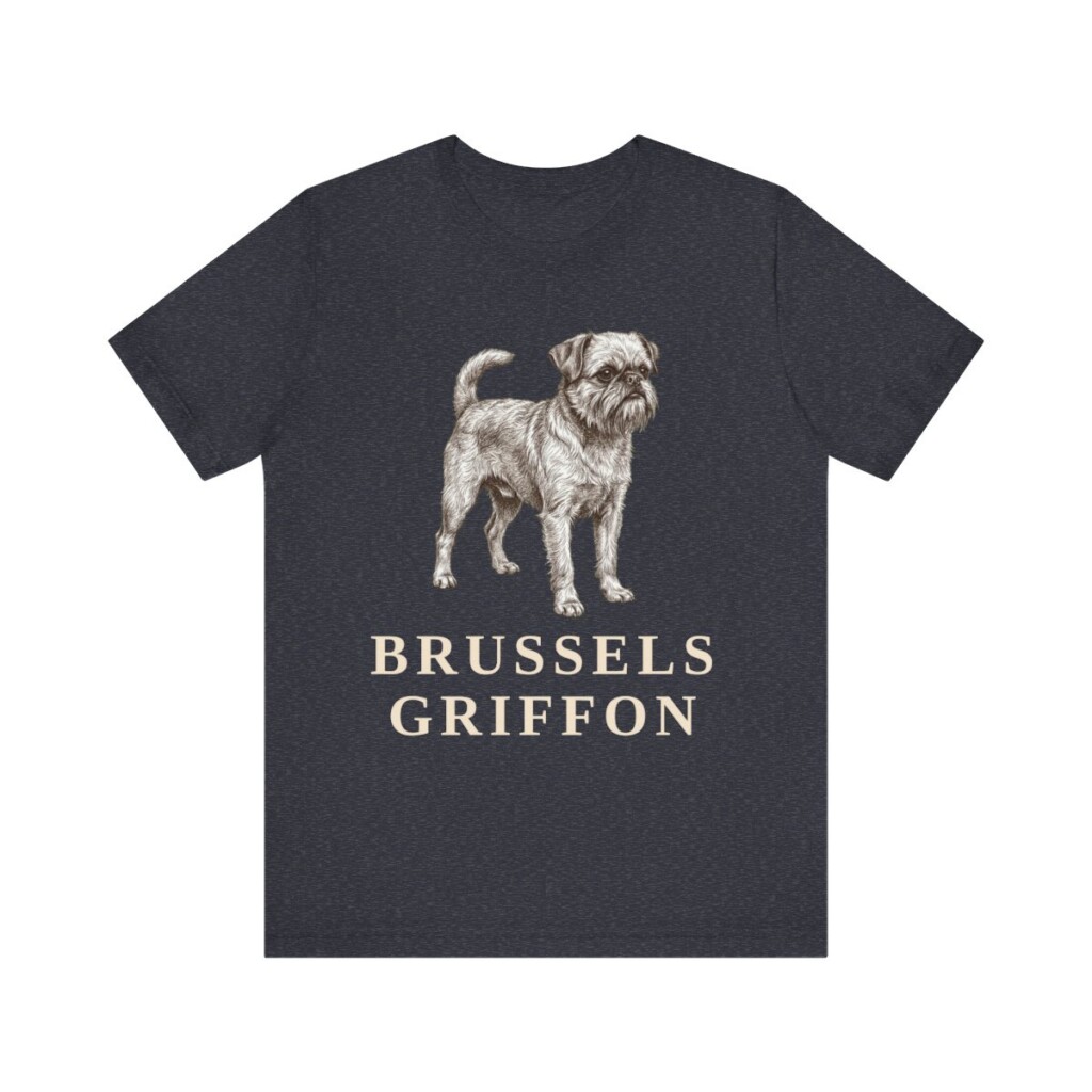 Brussels Griffon Lover Shirt, Vintage Dog Sketch Tee, Dog Lover Gift