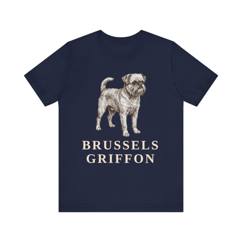 Brussels Griffon Lover Shirt, Vintage Dog Sketch Tee, Dog Lover Gift