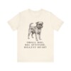 Brussels Griffon Humor Shirt, Vintage Dog Sketch Tee, Dog Humor Gift