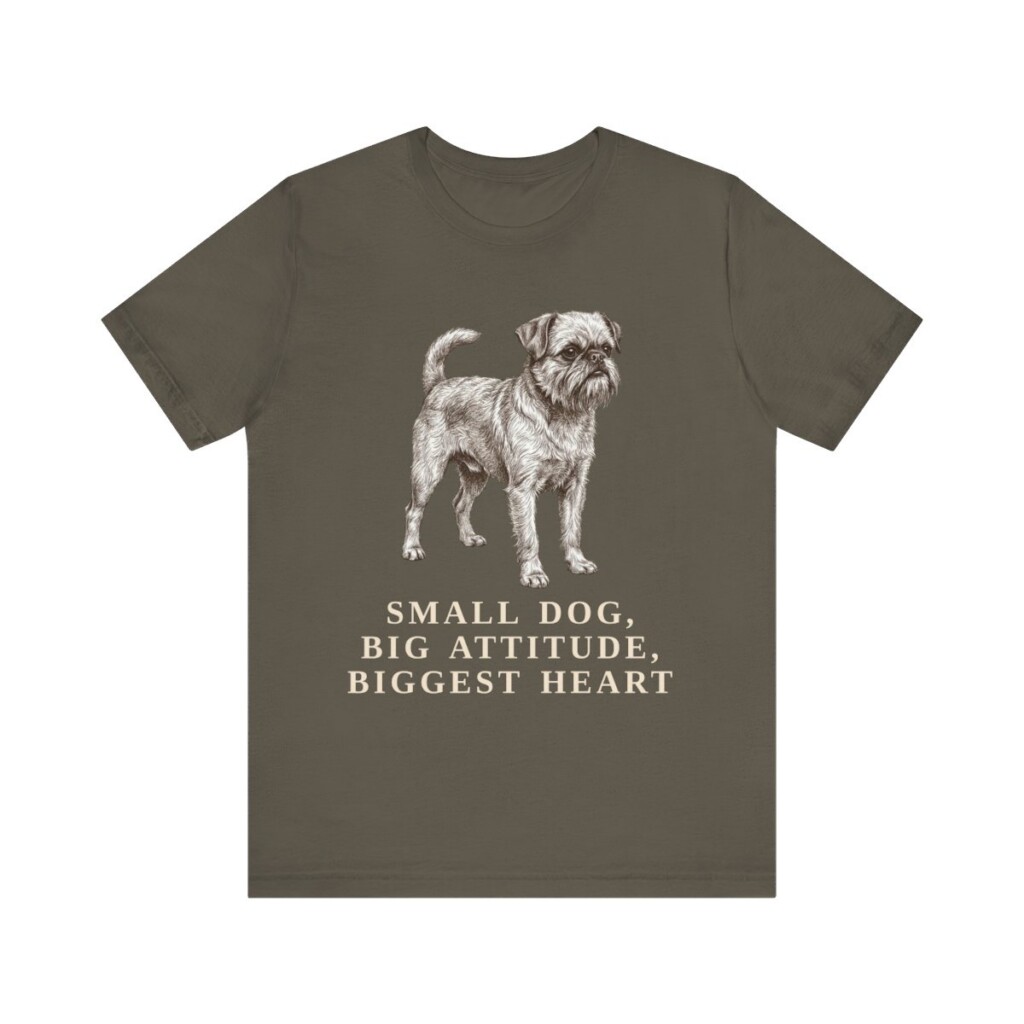 Brussels Griffon Humor Shirt, Vintage Dog Sketch Tee, Dog Humor Gift
