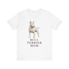 Bull Terrier Mom Shirt, Vintage Dog Sketch Tee, Dog Mom Gift