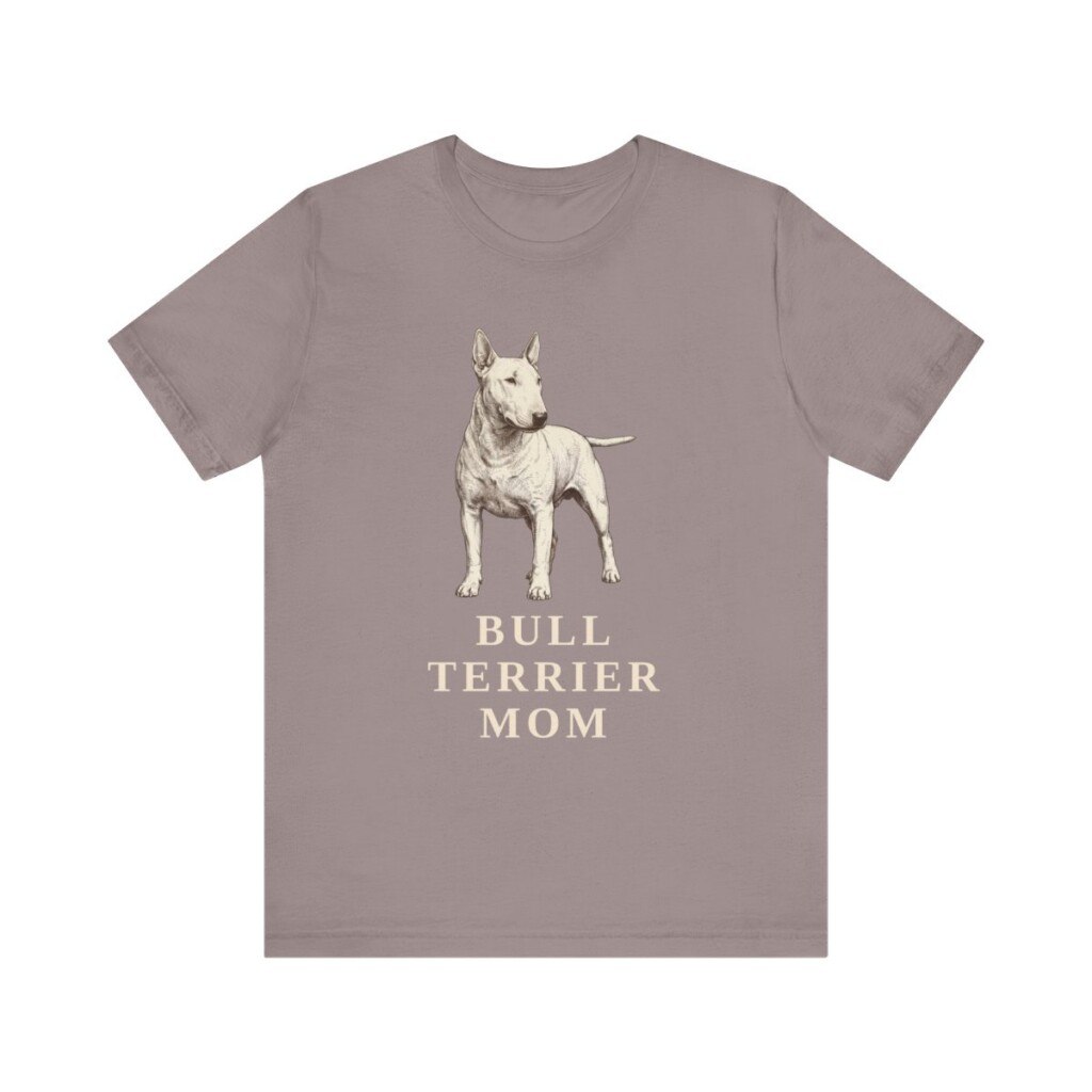 Bull Terrier Mom Shirt, Vintage Dog Sketch Tee, Dog Mom Gift