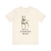 Bull Terrier Mom Shirt, Vintage Dog Sketch Tee, Dog Mom Gift