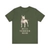 Bull Terrier Mom Shirt, Vintage Dog Sketch Tee, Dog Mom Gift