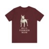 Bull Terrier Mom Shirt, Vintage Dog Sketch Tee, Dog Mom Gift