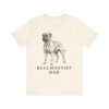 Bullmastiff Dad Shirt, Vintage Dog Sketch Tee, Dog Dad Gift Bullmastiff Dad Shirt, Vintage Dog Sketch Tee, Dog Dad Gift