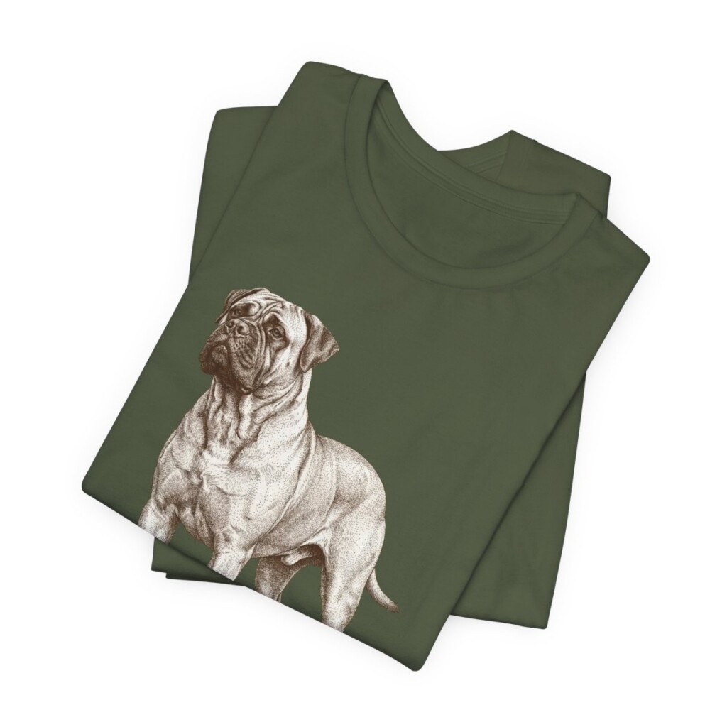 Bullmastiff Dad Shirt, Vintage Dog Sketch Tee, Dog Dad Gift Bullmastiff Dad Shirt, Vintage Dog Sketch Tee, Dog Dad Gift