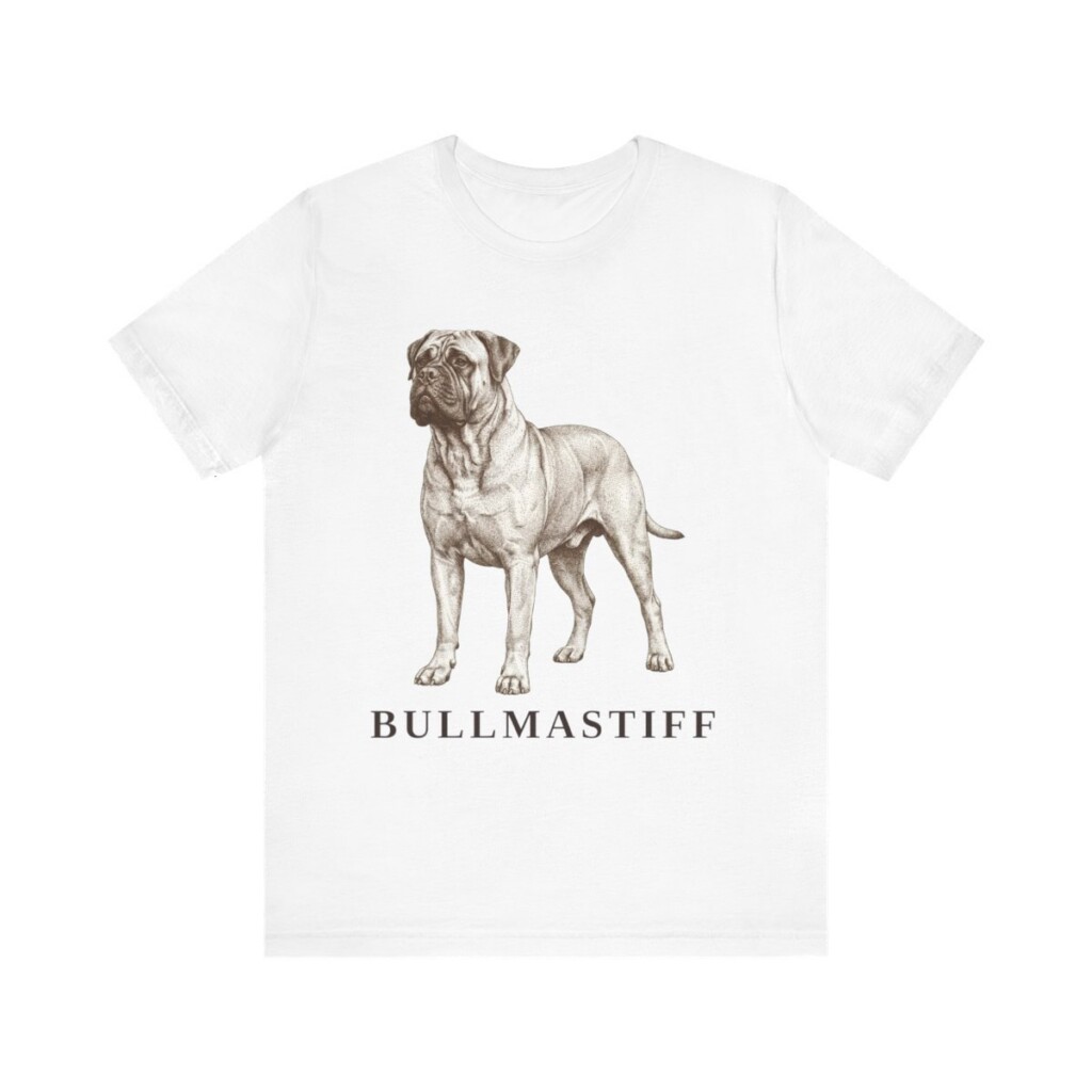 Bullmastiff Lover Shirt, Vintage Dog Sketch Tee, Dog Lover Gift Bullmastiff Lover Shirt, Vintage Dog Sketch Tee, Dog Lover Gift