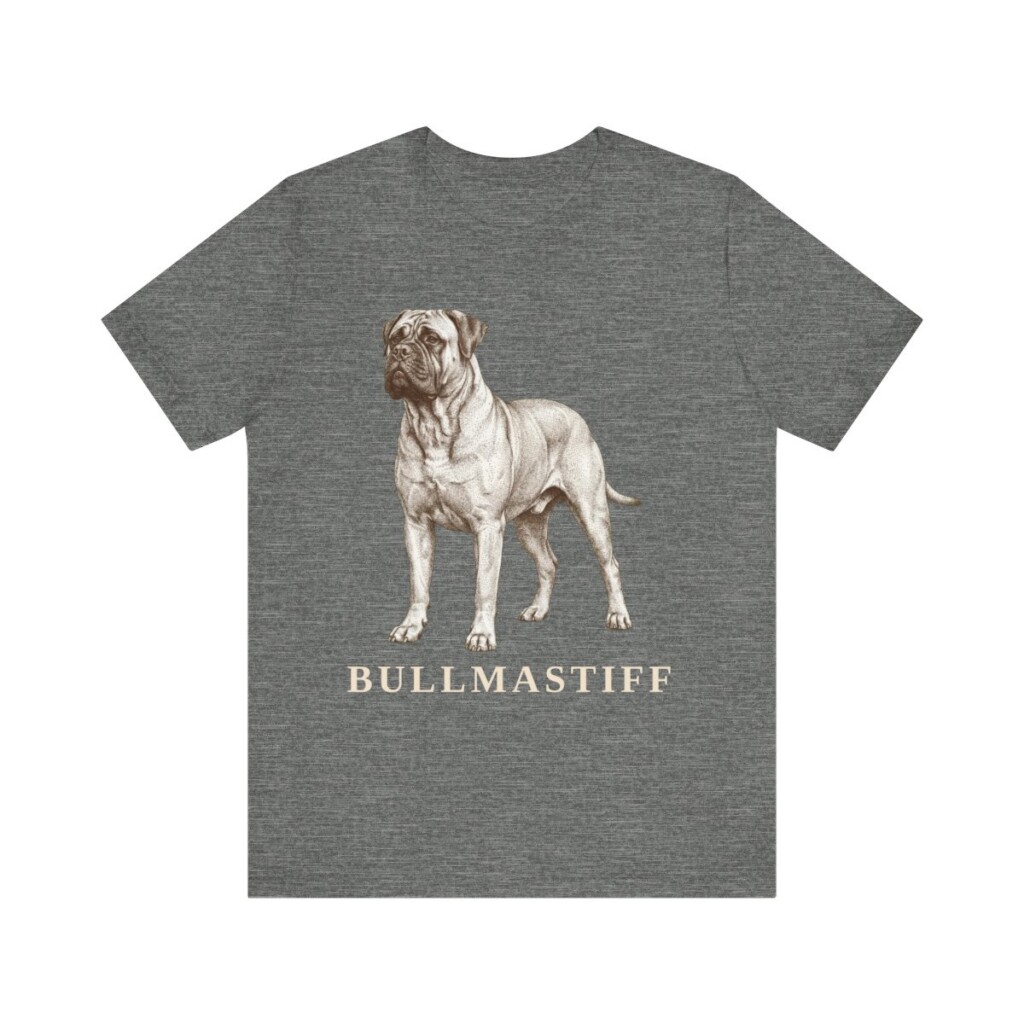 Bullmastiff Lover Shirt, Vintage Dog Sketch Tee, Dog Lover Gift Bullmastiff Lover Shirt, Vintage Dog Sketch Tee, Dog Lover Gift