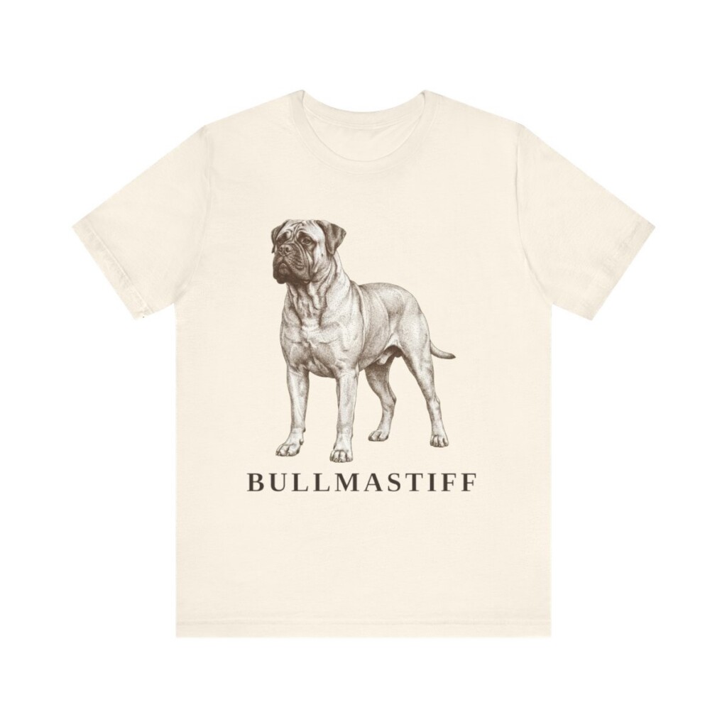 Bullmastiff Lover Shirt, Vintage Dog Sketch Tee, Dog Lover Gift Bullmastiff Lover Shirt, Vintage Dog Sketch Tee, Dog Lover Gift