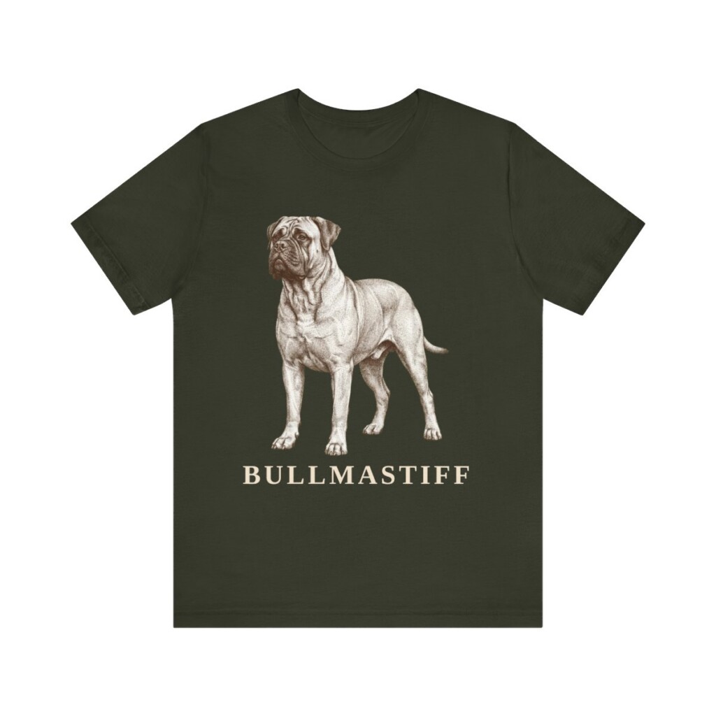 Bullmastiff Lover Shirt, Vintage Dog Sketch Tee, Dog Lover Gift Bullmastiff Lover Shirt, Vintage Dog Sketch Tee, Dog Lover Gift