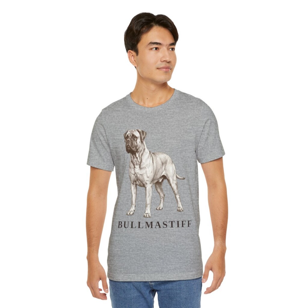 Bullmastiff Lover Shirt, Vintage Dog Sketch Tee, Dog Lover Gift Bullmastiff Lover Shirt, Vintage Dog Sketch Tee, Dog Lover Gift