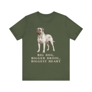 Bullmastiff Humor Shirt, Vintage Dog Sketch Tee, Dog Humor Gift