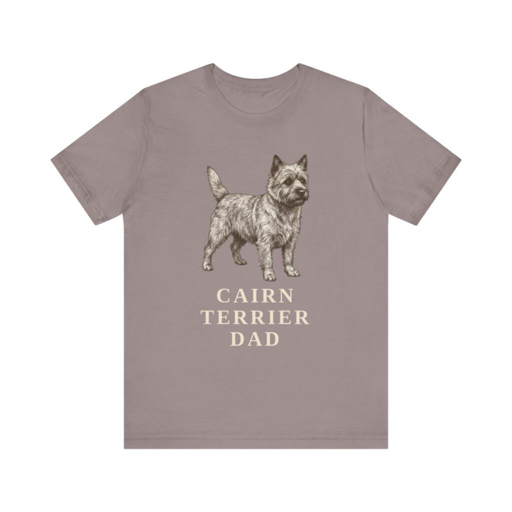 Cairn Terrier Dad Shirt, Vintage Dog Sketch Tee, Dog Dad Gift Cairn Terrier Dad Shirt, Vintage Dog Sketch Tee, Dog Dad Gift