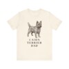 Cairn Terrier Dad Shirt, Vintage Dog Sketch Tee, Dog Dad Gift Cairn Terrier Dad Shirt, Vintage Dog Sketch Tee, Dog Dad Gift
