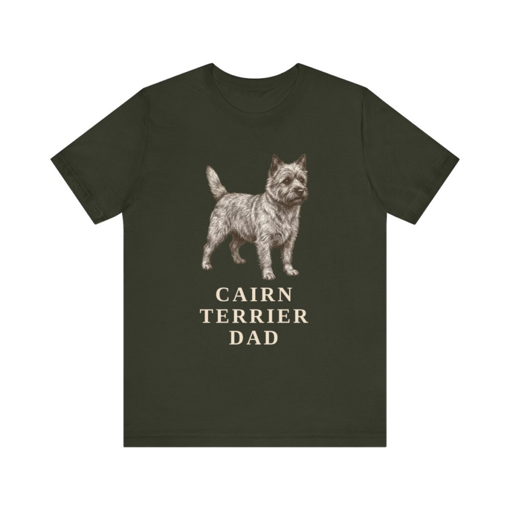 Cairn Terrier Dad Shirt, Vintage Dog Sketch Tee, Dog Dad Gift Cairn Terrier Dad Shirt, Vintage Dog Sketch Tee, Dog Dad Gift