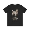 Cairn Terrier Mom Shirt, Vintage Dog Sketch Tee, Dog Mom Gift