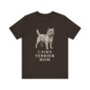 Cairn Terrier Mom Shirt, Vintage Dog Sketch Tee, Dog Mom Gift