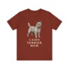 Cairn Terrier Mom Shirt, Vintage Dog Sketch Tee, Dog Mom Gift