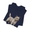 Cairn Terrier Mom Shirt, Vintage Dog Sketch Tee, Dog Mom Gift