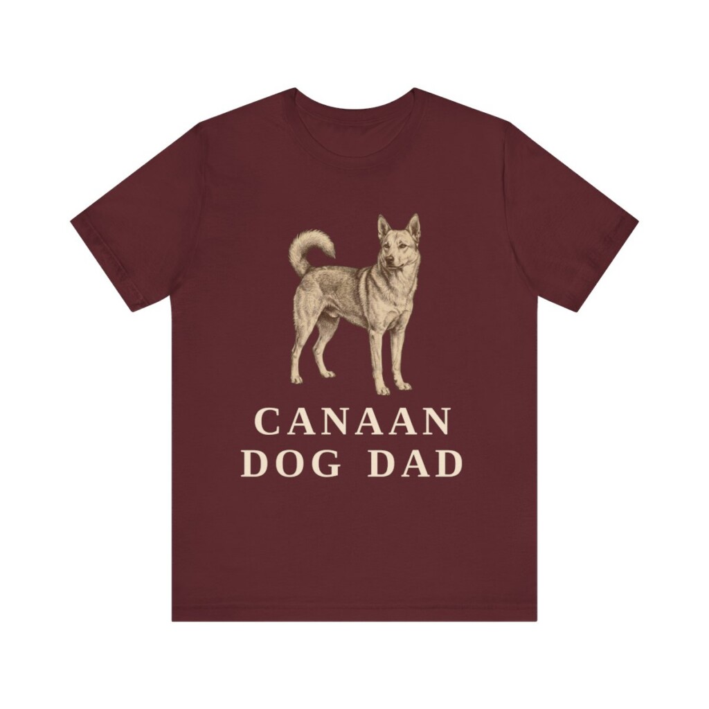 Canaan Dog Dad Shirt, Vintage Dog Sketch Tee, Dog Dad Gift Canaan Dog Dad Shirt, Vintage Dog Sketch Tee, Dog Dad Gift