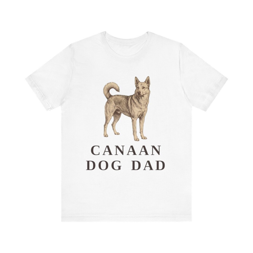 Canaan Dog Dad Shirt, Vintage Dog Sketch Tee, Dog Dad Gift Canaan Dog Dad Shirt, Vintage Dog Sketch Tee, Dog Dad Gift