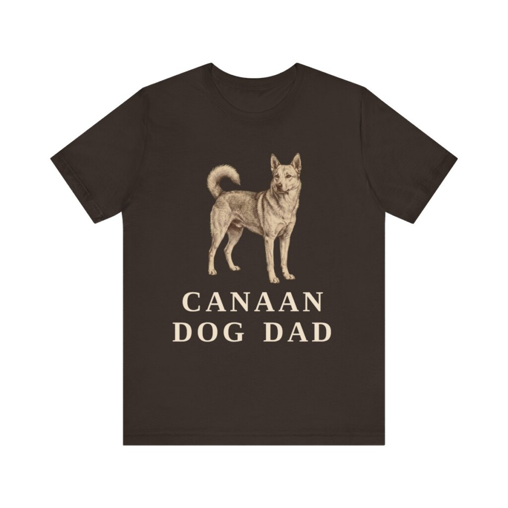 Canaan Dog Dad Shirt, Vintage Dog Sketch Tee, Dog Dad Gift Canaan Dog Dad Shirt, Vintage Dog Sketch Tee, Dog Dad Gift