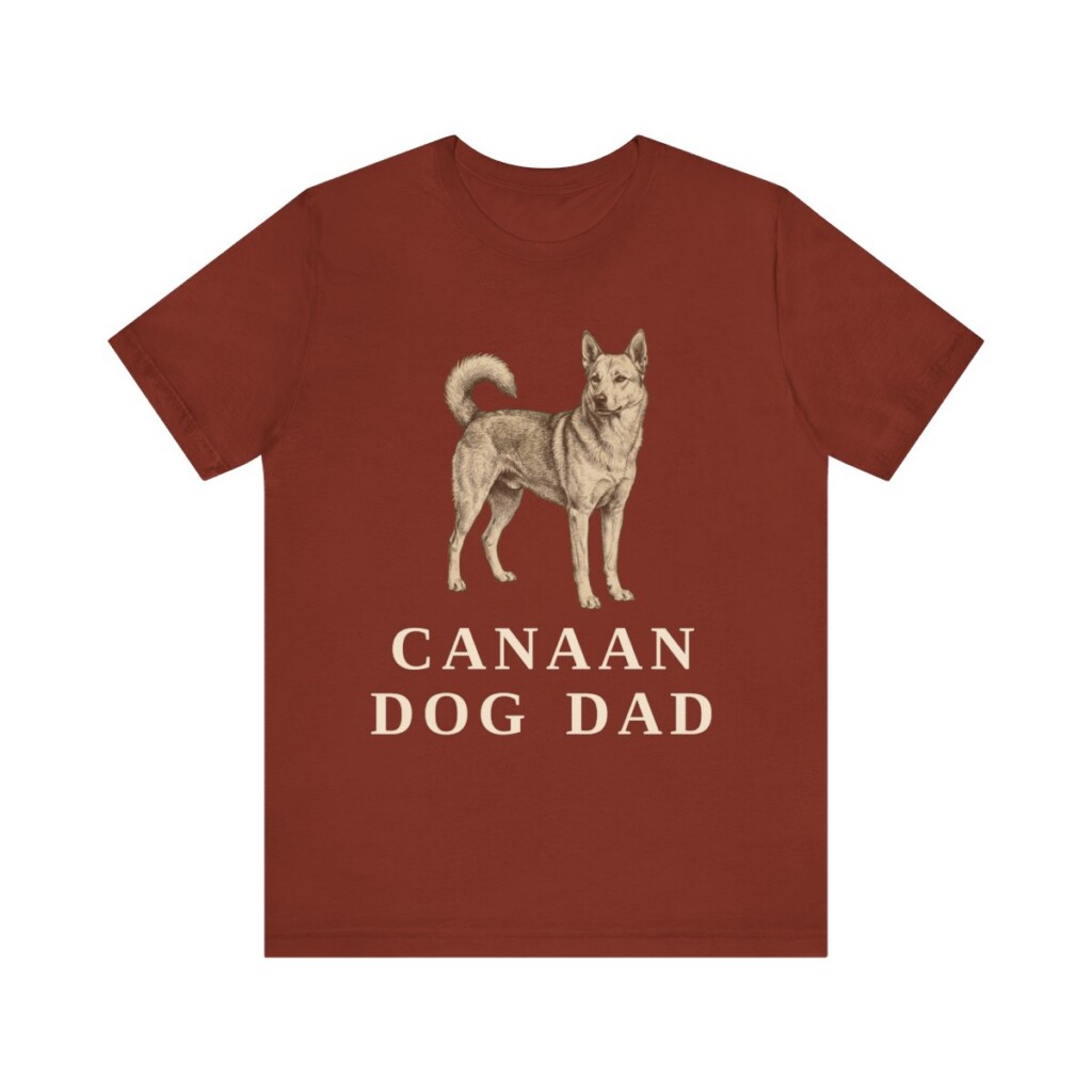 Canaan Dog Dad Shirt, Vintage Dog Sketch Tee, Dog Dad Gift Canaan Dog Dad Shirt, Vintage Dog Sketch Tee, Dog Dad Gift