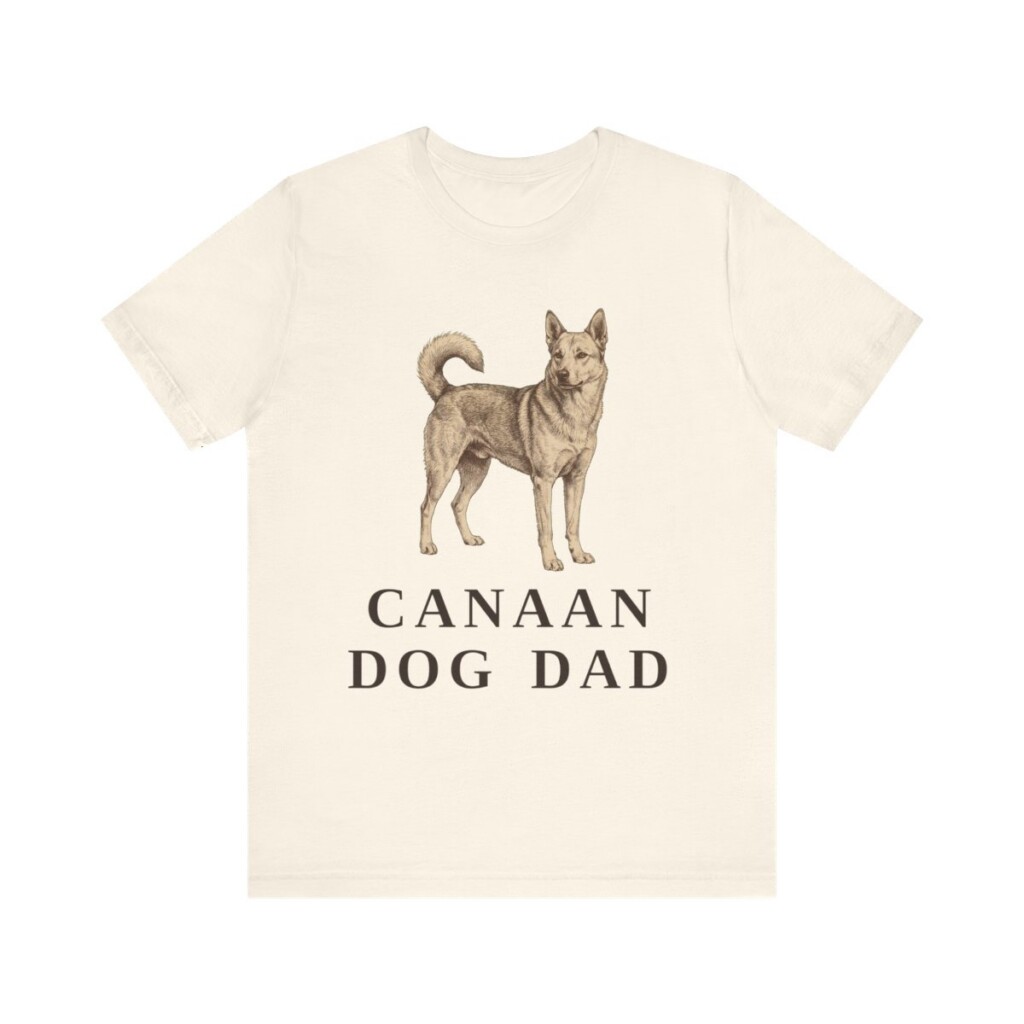 Canaan Dog Dad Shirt, Vintage Dog Sketch Tee, Dog Dad Gift Canaan Dog Dad Shirt, Vintage Dog Sketch Tee, Dog Dad Gift