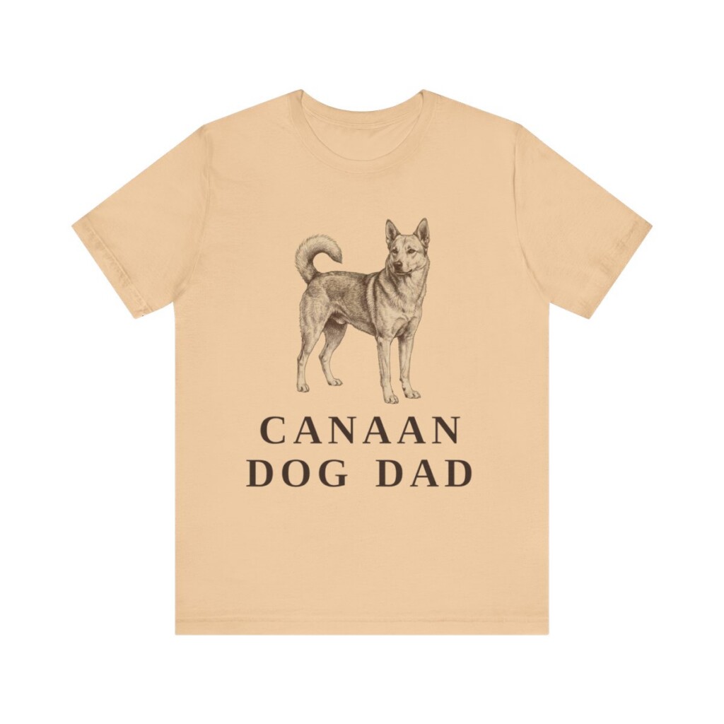 Canaan Dog Dad Shirt, Vintage Dog Sketch Tee, Dog Dad Gift Canaan Dog Dad Shirt, Vintage Dog Sketch Tee, Dog Dad Gift