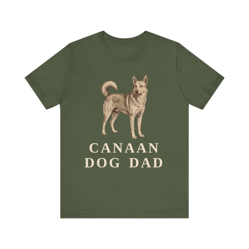 Canaan Dog Dad Shirt, Vintage Dog Sketch Tee, Dog Dad Gift Canaan Dog Dad Shirt, Vintage Dog Sketch Tee, Dog Dad Gift