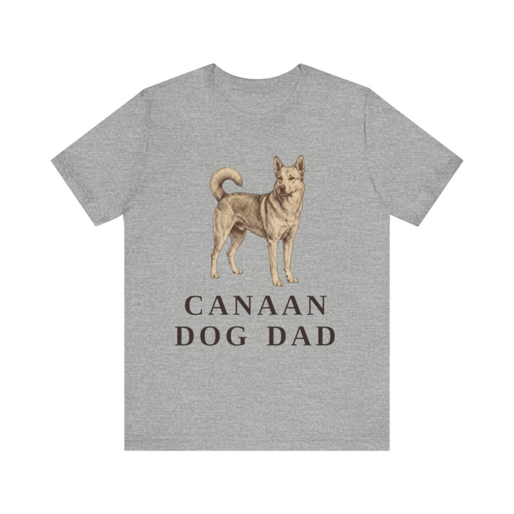 Canaan Dog Dad Shirt, Vintage Dog Sketch Tee, Dog Dad Gift Canaan Dog Dad Shirt, Vintage Dog Sketch Tee, Dog Dad Gift