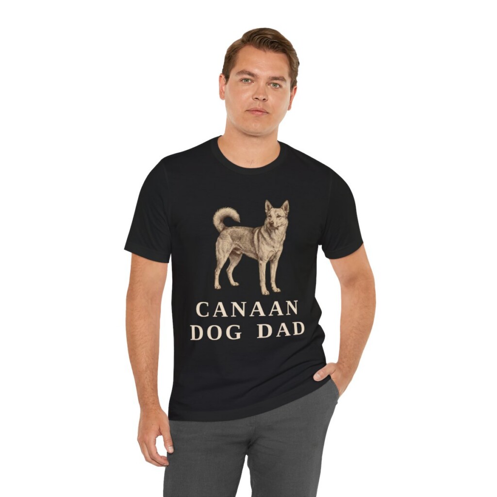Canaan Dog Dad Shirt, Vintage Dog Sketch Tee, Dog Dad Gift Canaan Dog Dad Shirt, Vintage Dog Sketch Tee, Dog Dad Gift