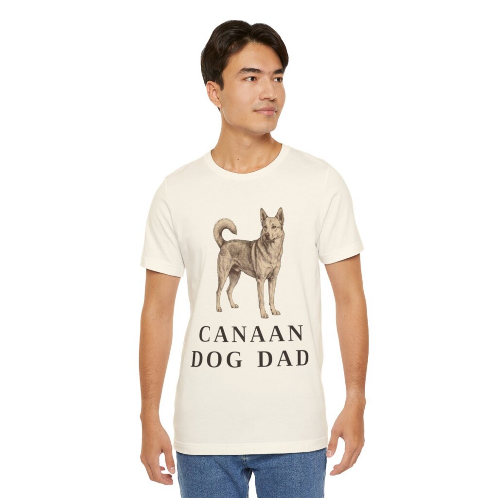 Canaan Dog Dad Shirt, Vintage Dog Sketch Tee, Dog Dad Gift Canaan Dog Dad Shirt, Vintage Dog Sketch Tee, Dog Dad Gift