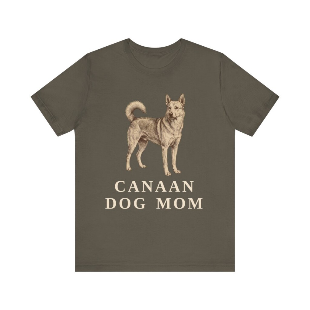 Canaan Dog Mom Shirt, Vintage Dog Sketch Tee, Dog Mom Gift Canaan Dog Mom Shirt, Vintage Dog Sketch Tee, Dog Mom Gift