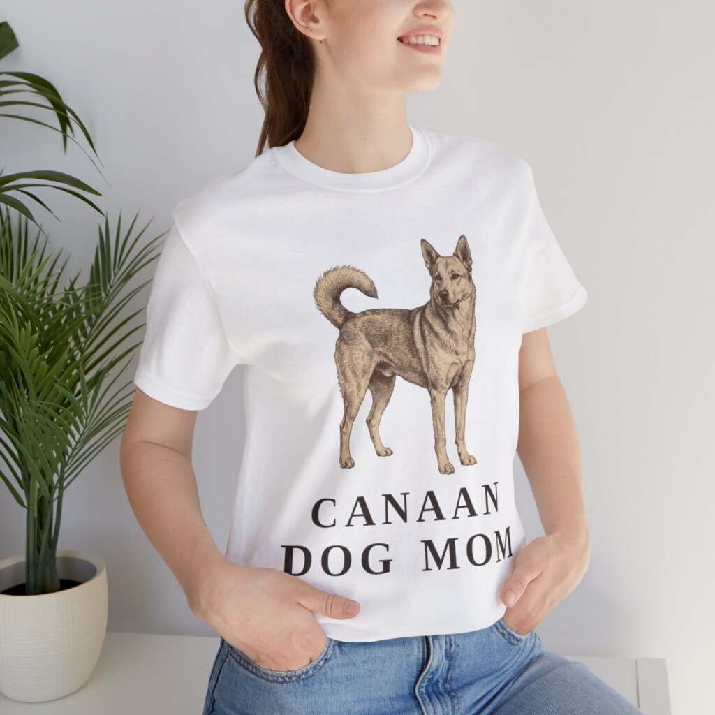 Canaan Dog Mom Shirt, Vintage Dog Sketch Tee, Dog Mom Gift Canaan Dog Mom Shirt, Vintage Dog Sketch Tee, Dog Mom Gift